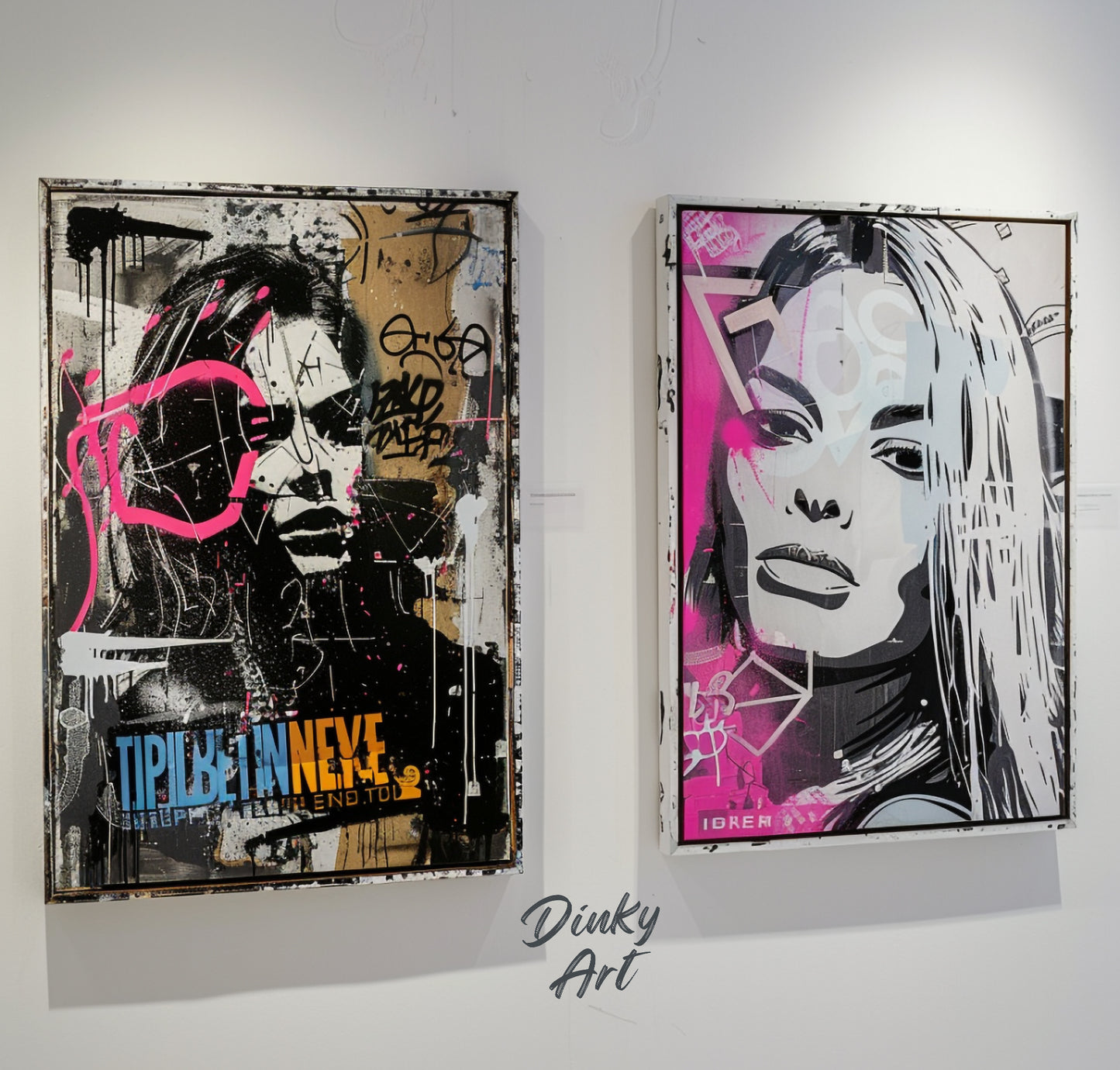 Modern Portrait Street Art Wall Decor I