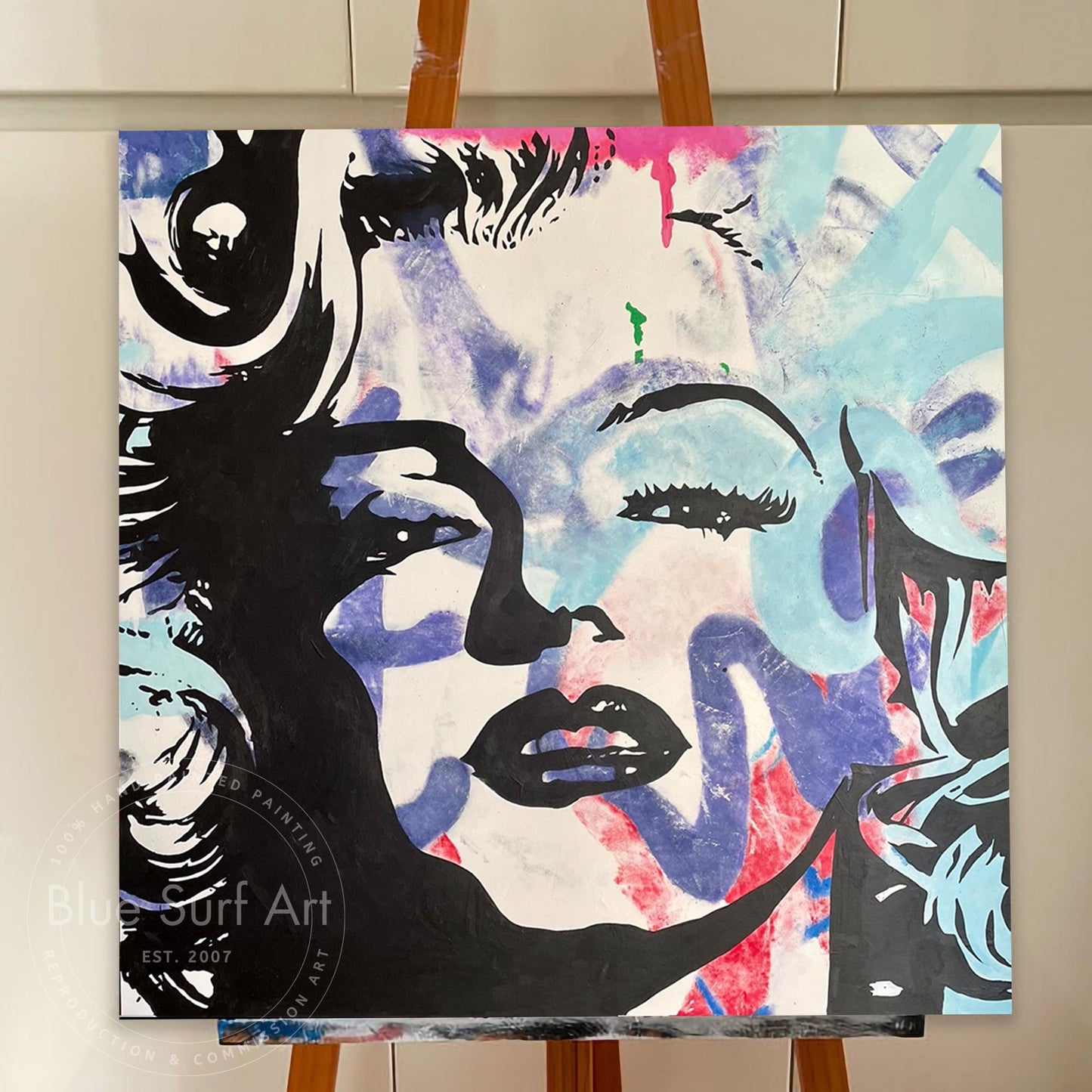 Marilyn Monroe Pop Art Painting Hand-Painted Masterpiece