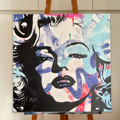 Marilyn Monroe Pop Art Painting Hand-Painted Masterpiece