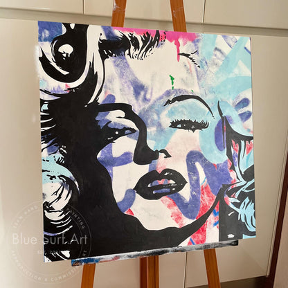 Marilyn Monroe Pop Art Painting Hand-Painted Masterpiece