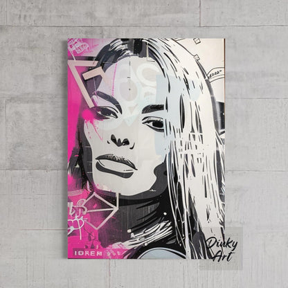 Modern Portrait Street Art Wall Decor I