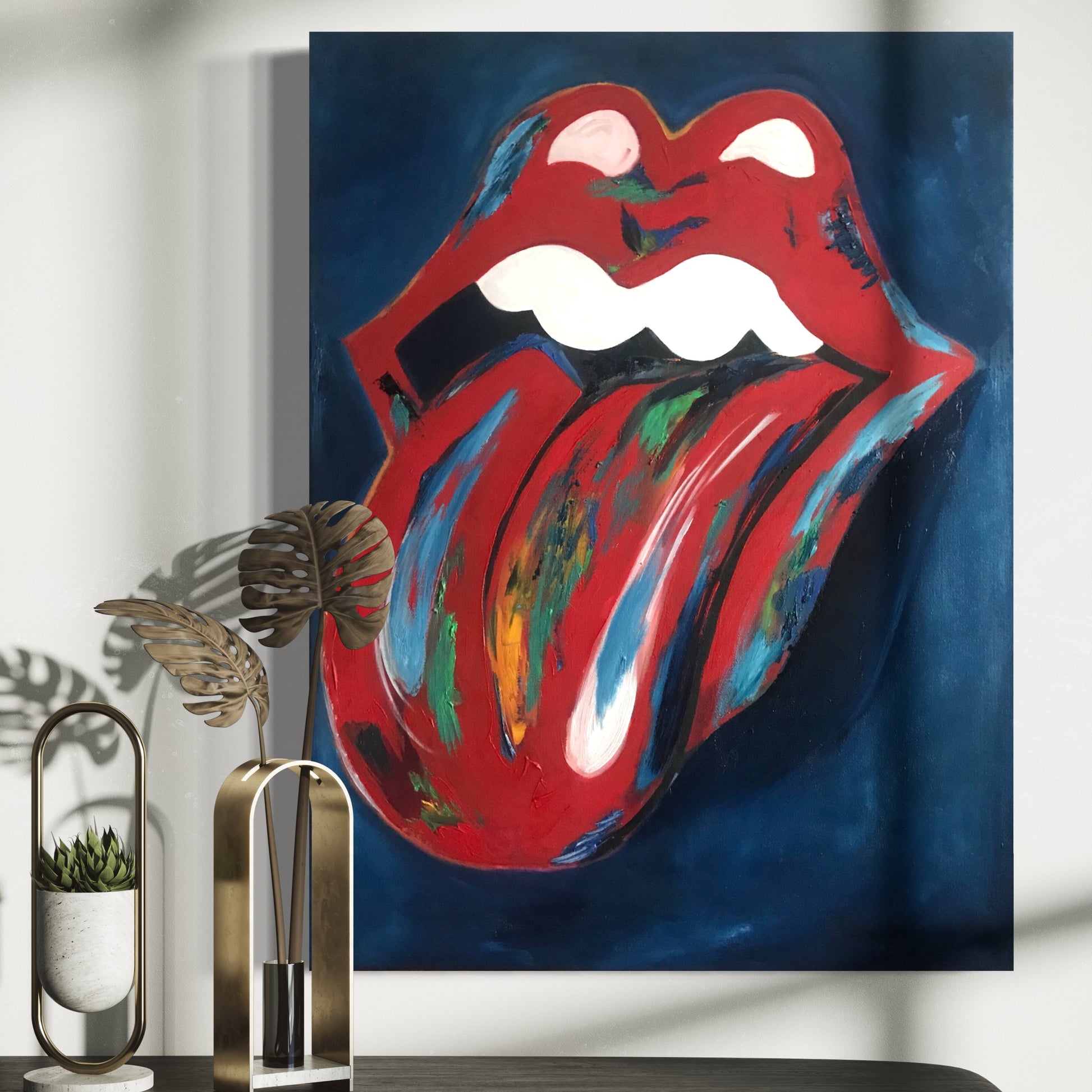 Vivid Expression - Original Oil Painting by Kade Thamonpun | 60x80cm | Gallery Wrapped