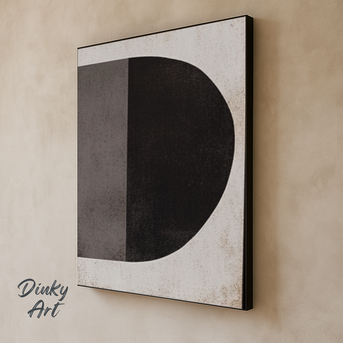Minimalist Grey Black and White Tones Hand-Painted Art | Custom Sizes | Commission Available