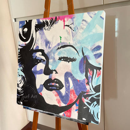 Marilyn Monroe Pop Art Painting Hand-Painted Masterpiece