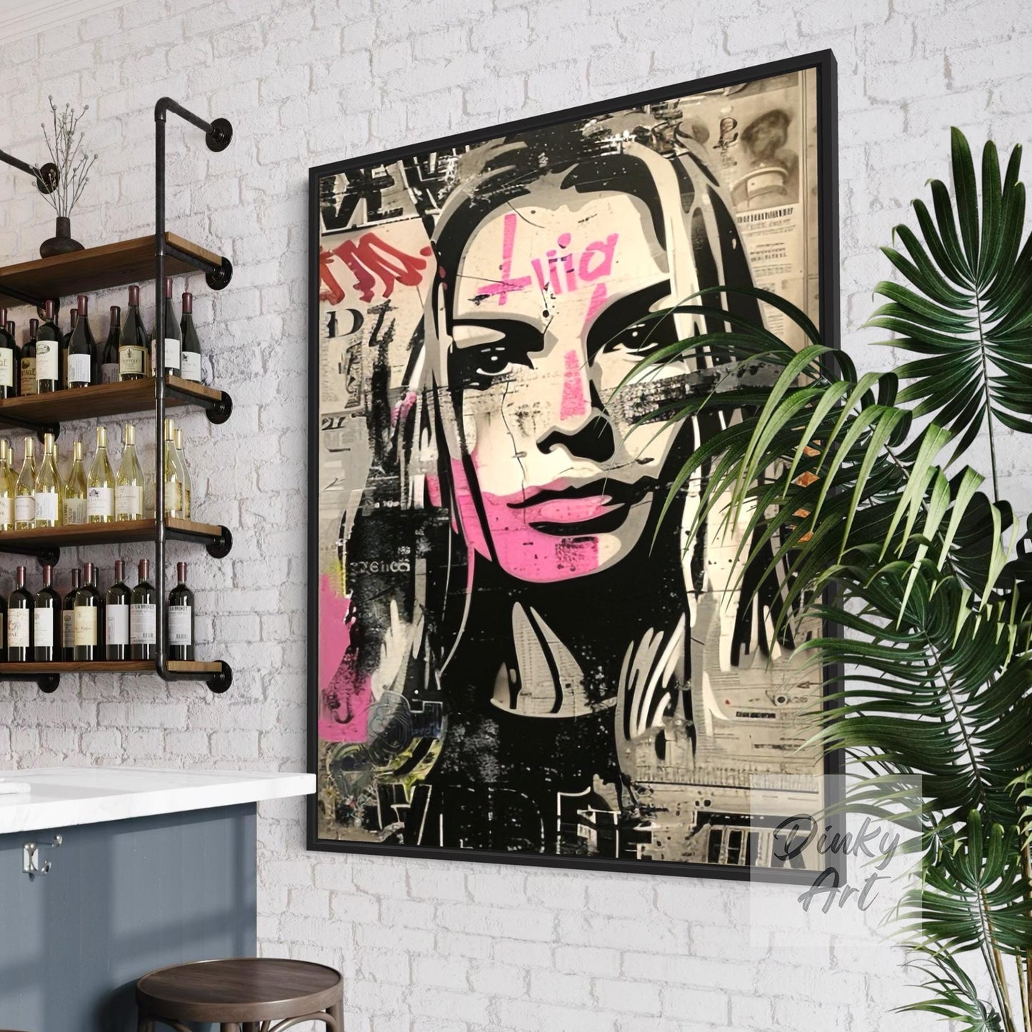 Modern Portrait Street Art Wall Decor II